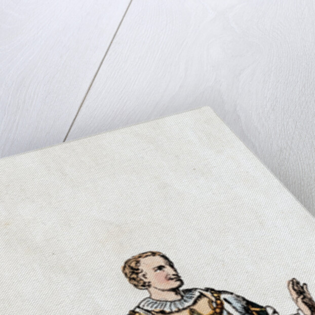 Sir Nicholas Vaux, costume design for Shakespeare's play, Henry VIII by Anonymous