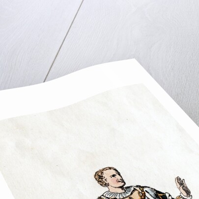Sir Nicholas Vaux, costume design for Shakespeare's play, Henry VIII by Anonymous
