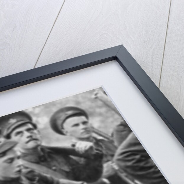 The Prince of Wales marching with the Oxford University Officers Training Corps by Anonymous