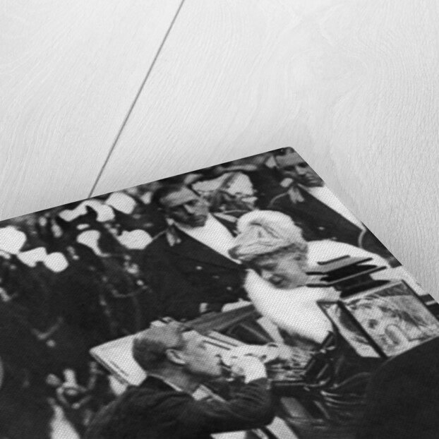 Edward VIII greeting Queen Mary at Windsor by Anonymous