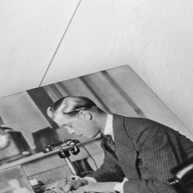 King Edward VIII at work by Anonymous