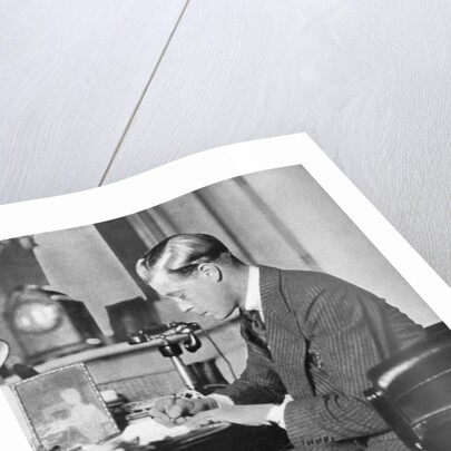 King Edward VIII at work by Anonymous