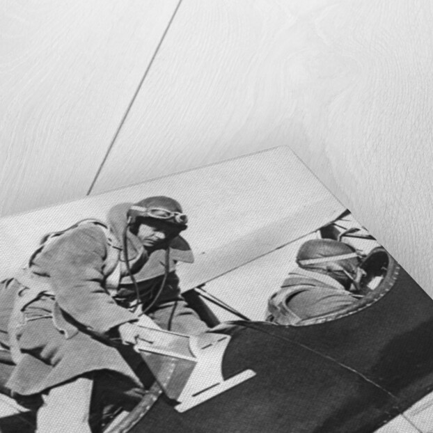 King Edward VIII in an aeroplane by Anonymous