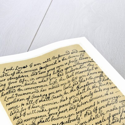 Letter from James Edward Stuart to Simon Fraser, Lord Lovat, St Germains, 3rd May 1703 by James Stuart