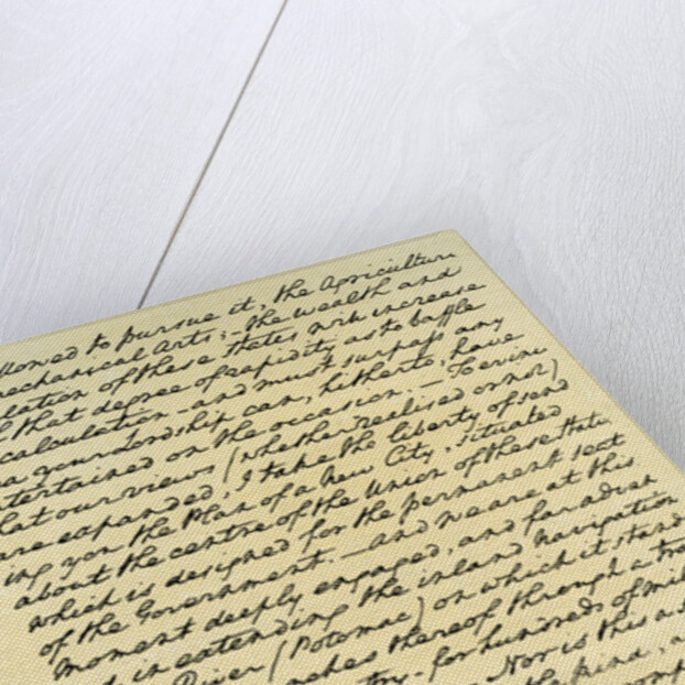 Letter from George Washington to the Earl of Buchan, Philadelphia by George Washington