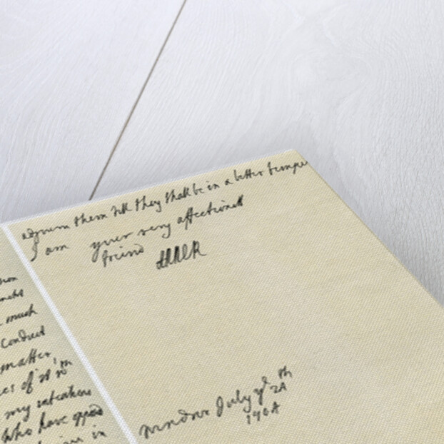 Letter from Queen Anne to John Hay, Marquess of Tweeddale by Queen Anne