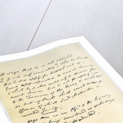 Notes for a a speech by Richard Brinsley Sheridan by Richard Sheridan