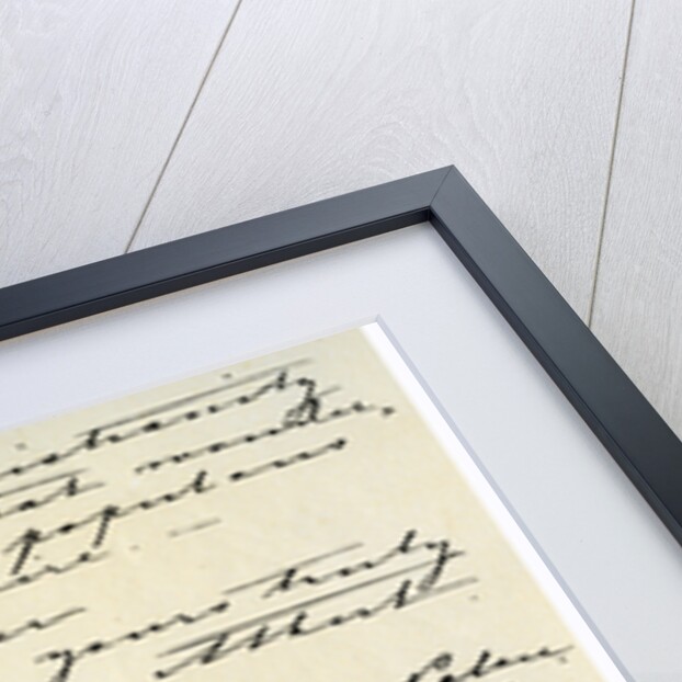 Letter from Albert, Prince Consort to Anthony Ashley Cooper by Prince Albert