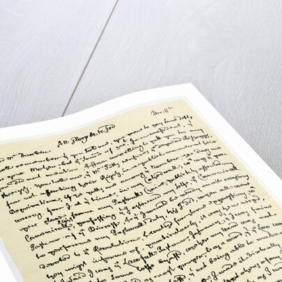 Letter from Thomas Ken, Bishop of Bath and Wells to George Harbin by Thomas Ken