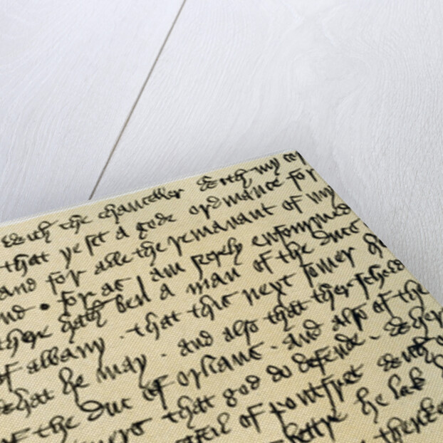 Portion of a letter from Henry V by Henry V