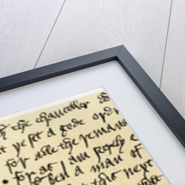 Portion of a letter from Henry V by Henry V