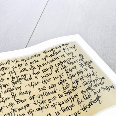 Portion of a letter from Henry V by Henry V