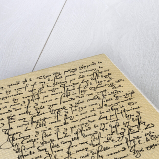 Letter from Francis Bacon to Sir John Puckering by Sir Francis Bacon