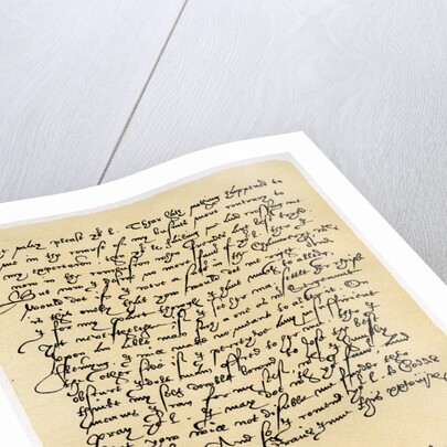 Letter from Francis Bacon to Sir John Puckering by Sir Francis Bacon