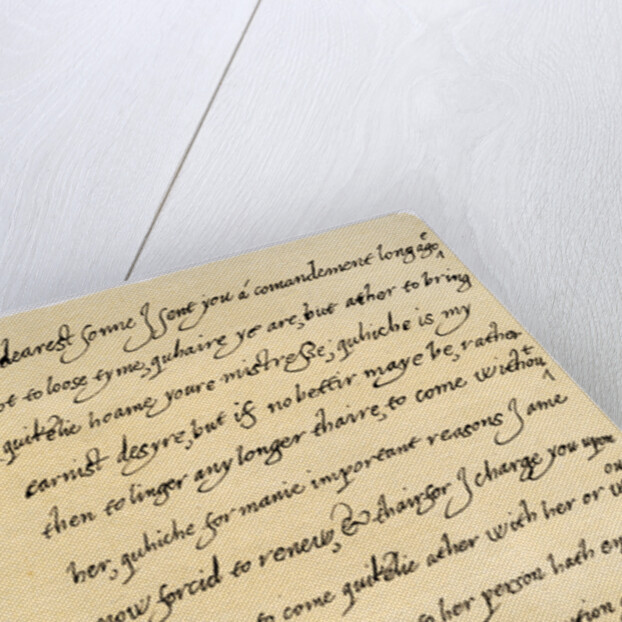 Letter from James I to his son, Charles, Prince of Wales by James I