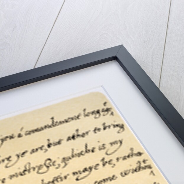 Letter from James I to his son, Charles, Prince of Wales by James I