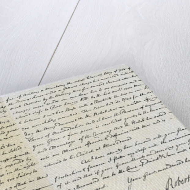 Letter from Robert Clive to Thomas Pelham-Holles by Robert Clive