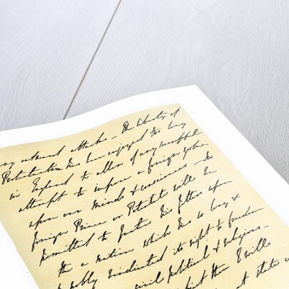 Letter from John Russell to Edward Maltby, Bishop of Durham, 4th November 1850 by Lord John Russell