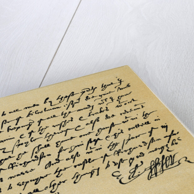 Letter from Grant, as Edward Spenser to one McHenry by Edward Spenser
