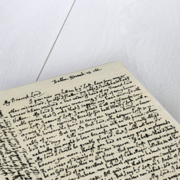 Letter from Jeremy Taylor to Lord Hatton by Jeremy Taylor