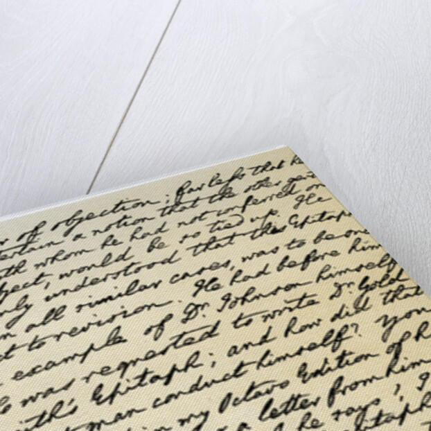 Letter from James Boswell to Edmond Malone by James Boswell