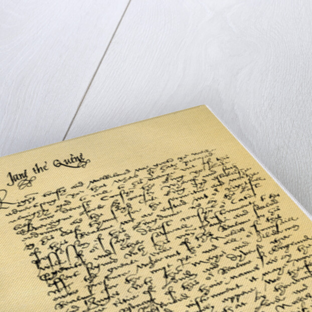 Letter from Lady Jane Grey to William Parr by Lady Jane Grey