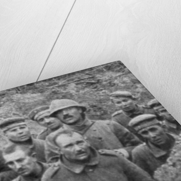 Prisoners in a hole, Reims, First World War, April 1917 by Anonymous