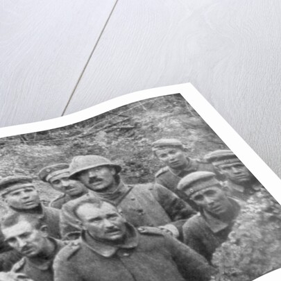 Prisoners in a hole, Reims, First World War, April 1917 by Anonymous