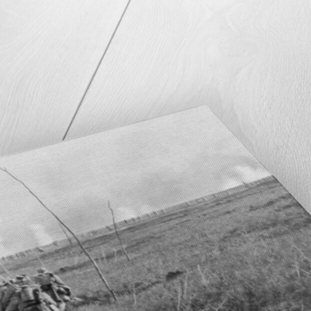 Troops attacking enemy trenches, Chemin des Dames, France, First World War by Anonymous