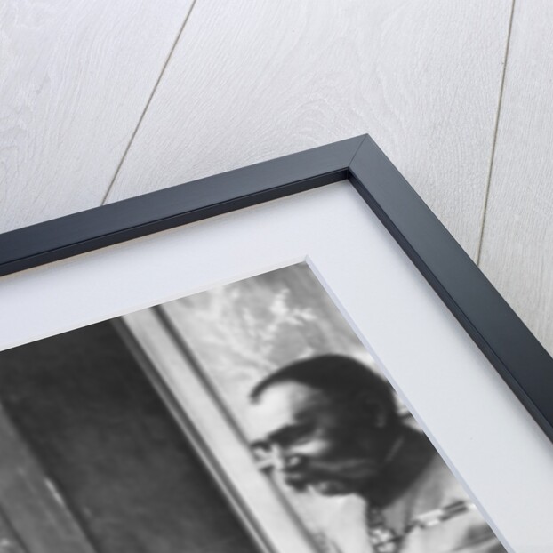 General Pershing on the balcony of the Hotel Crillon, Paris, First World War by Anonymous