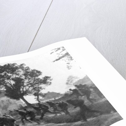 Russian troops retreating in disarray, Ternopil, Ukraine, First World War by Anonymous