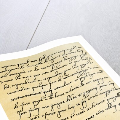Letter from Henry IV of France to Henry, Prince of Wales by Henry IV