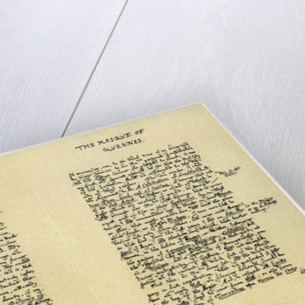 The Masque of Queens... by Ben Johnson