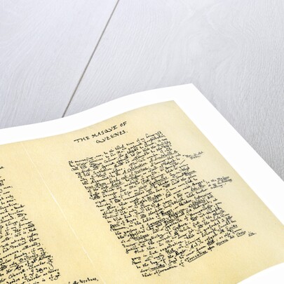 The Masque of Queens... by Ben Johnson