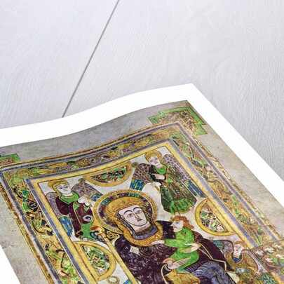 The Virgin And Child, c800 AD by Anonymous