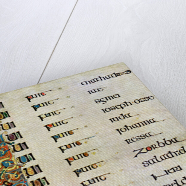 The Genealogy of Christ, 800 AD by Anonymous