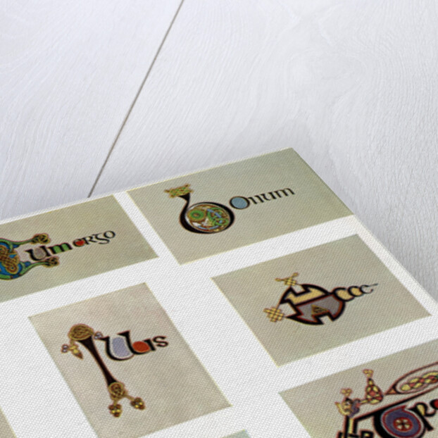 Compound letters, 800 AD by Anonymous