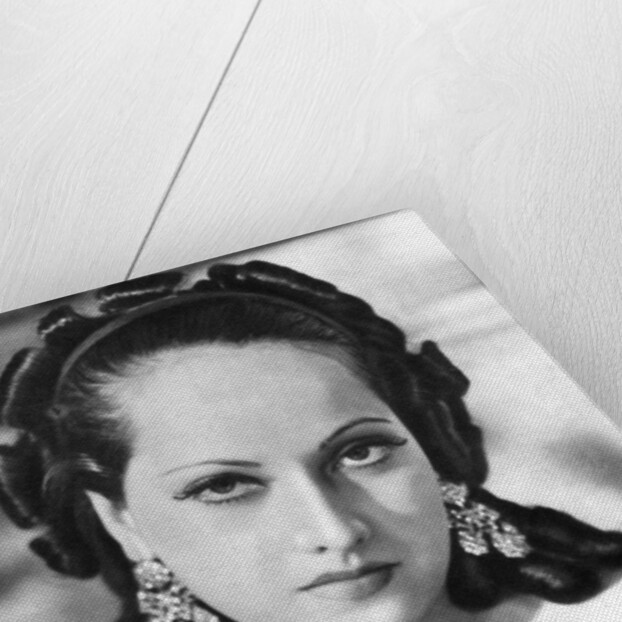 Merle Oberon, British film actress by Anonymous