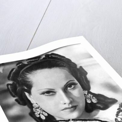 Merle Oberon, British film actress by Anonymous
