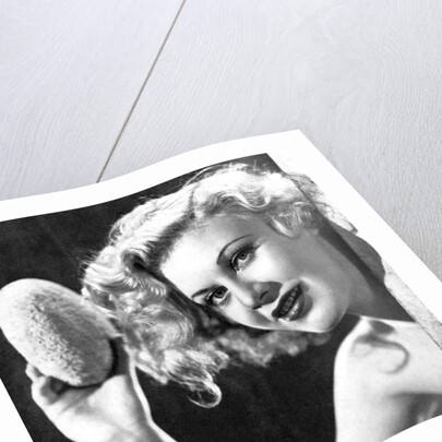 Ginger Rogers, American actress by Anonymous