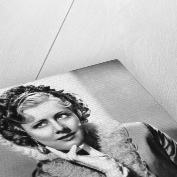 Irene Dunne, American film actress and singer by Anonymous