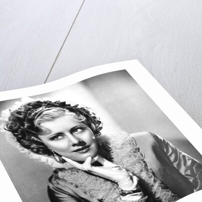 Irene Dunne, American film actress and singer by Anonymous