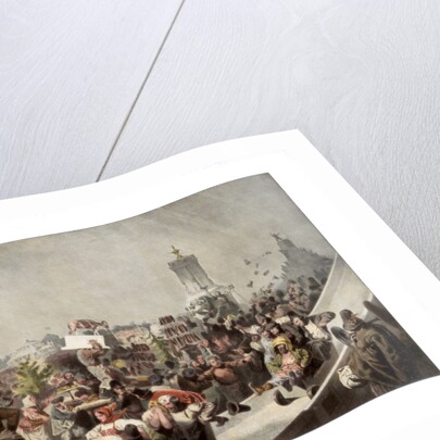 Russian people celebrating by Zichy