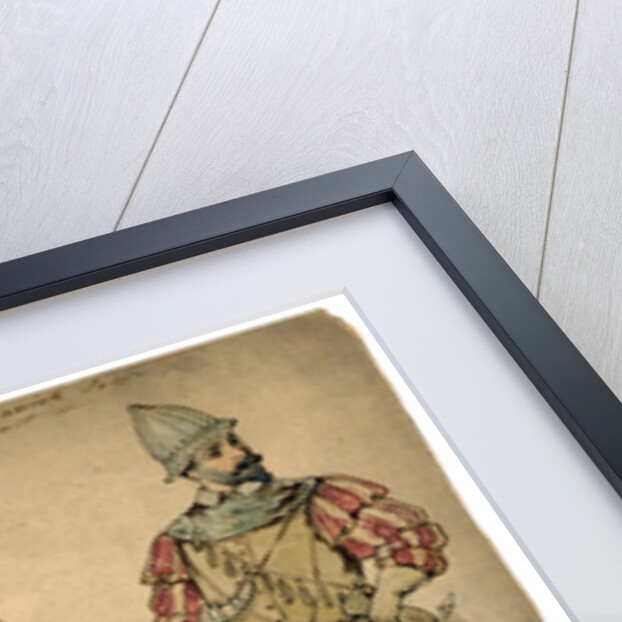 Beefeater and Spanish soldier by Lucien Besche