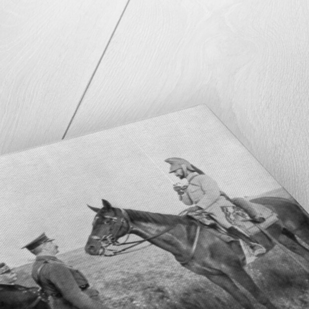 Joseph Joffre, Lord Kitchener and General Baratier, France, World War I by Anonymous