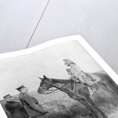 Joseph Joffre, Lord Kitchener and General Baratier, France, World War I by Anonymous