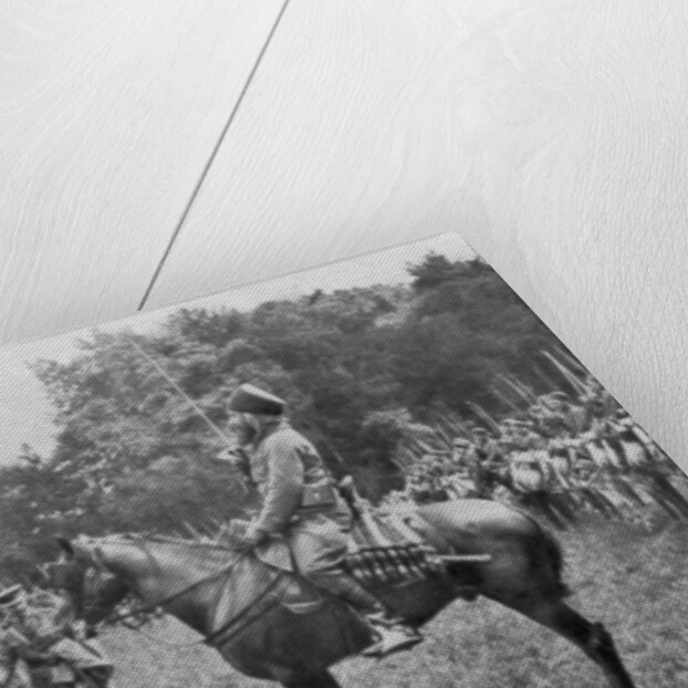 Lord Kitchener inspecting Algerian troops, France, World War I by Anonymous