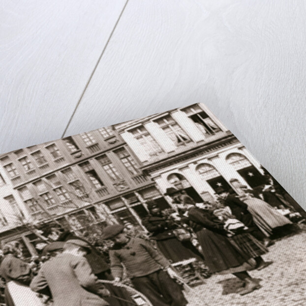 Boys with hoops at a market, Rotterdam by James Batkin
