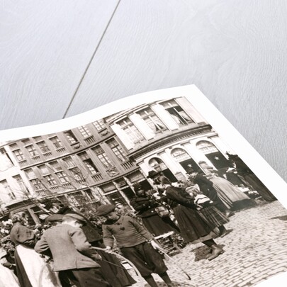 Boys with hoops at a market, Rotterdam by James Batkin