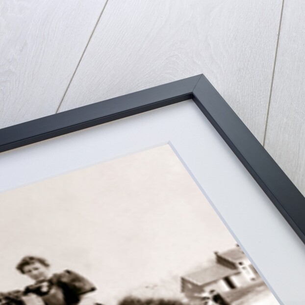 Dogs pulling women on a cart, Antwerp by James Batkin